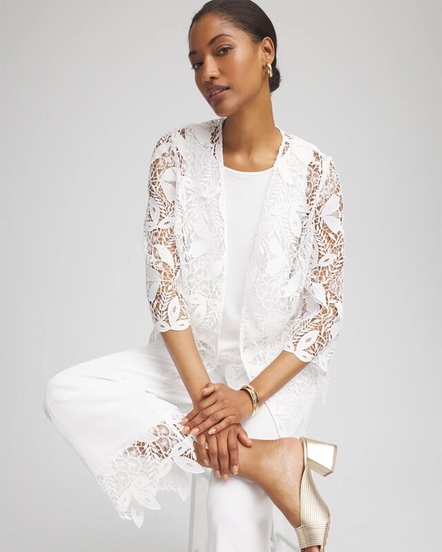 Travelers Collection Lace Jacket - image 2